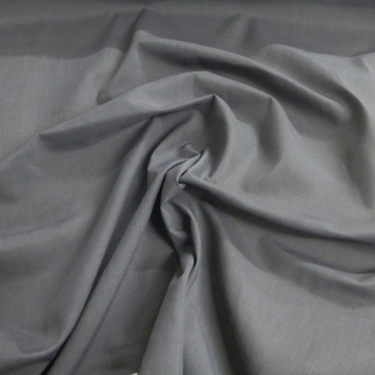 DARK GREY Poly Cotton fabric material plain colour sold by the metre 115cm wide
