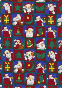 100/% COTTON SANTA CLAUS/& SNOWMAN SHIMMER CHRISTMAS FABRIC GLITTER QUILTING PATCH