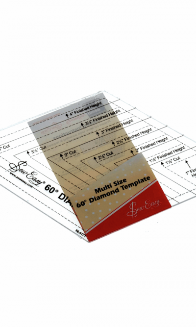 NL4167 each Sew Easy 45 Degree Diamond Quilting Ruler