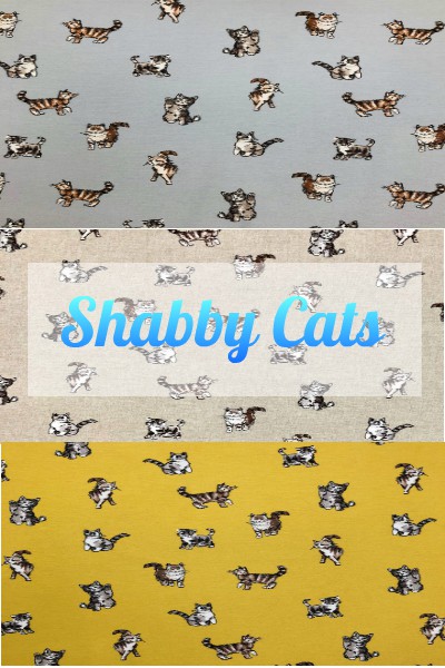 Bad Dogs Pop Art Digital Print Cotton CURTAIN FABRIC